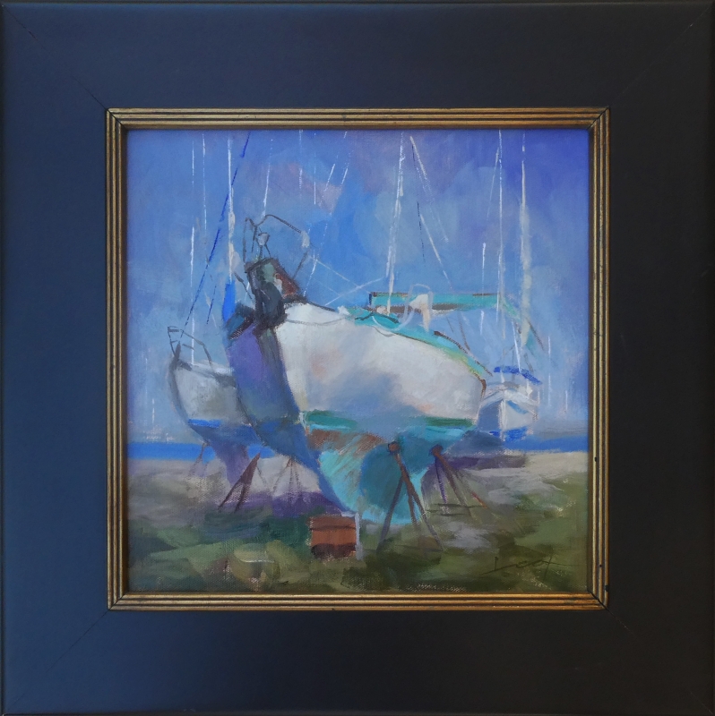 Sitting on Ready by artist Janelle Cox